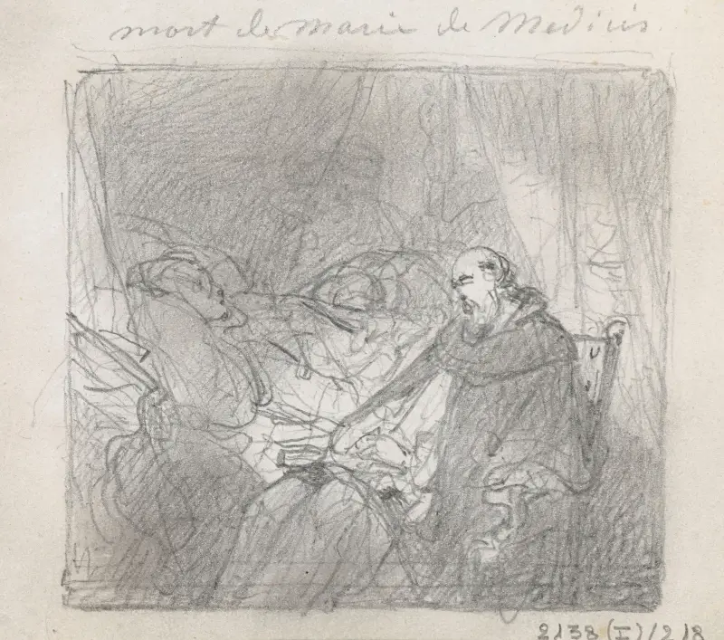 Marie de' Medicis död av Nicaise De Keyser