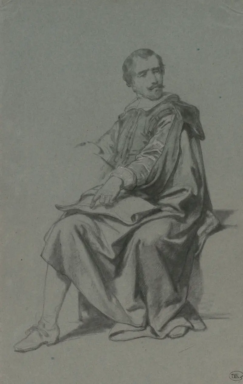 The Engraver Pieter de Jode I av Nicaise De Keyser