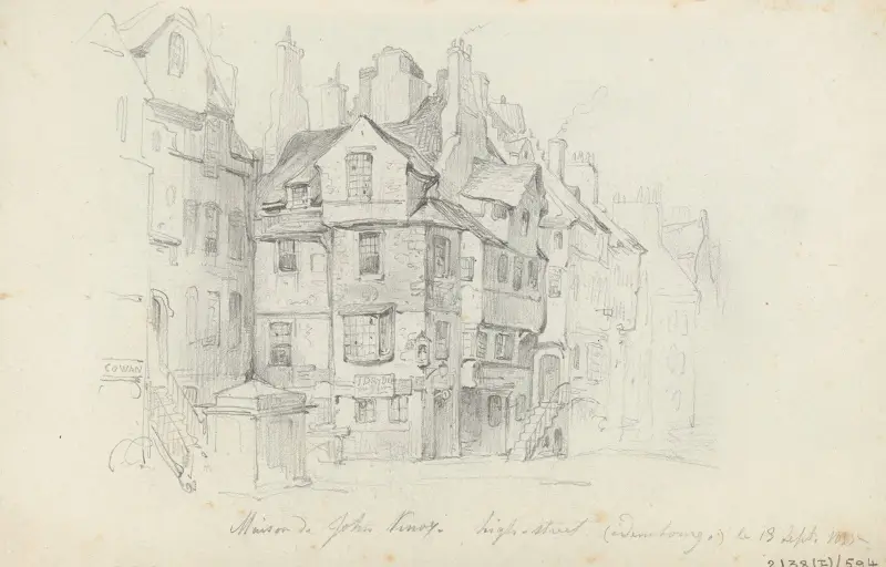 John Knox hus i Edinburgh av Nicaise De Keyser
