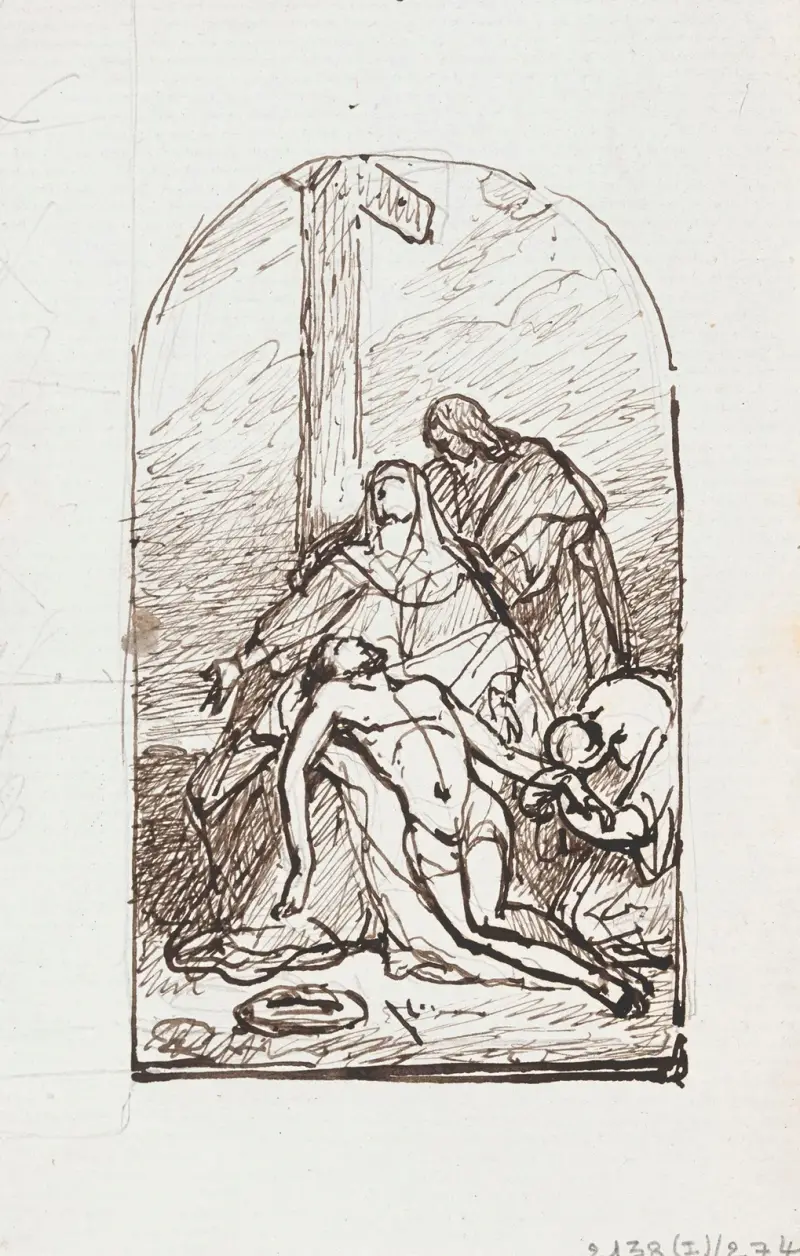 Klagosången över den döde Kristus av Nicaise De Keyser