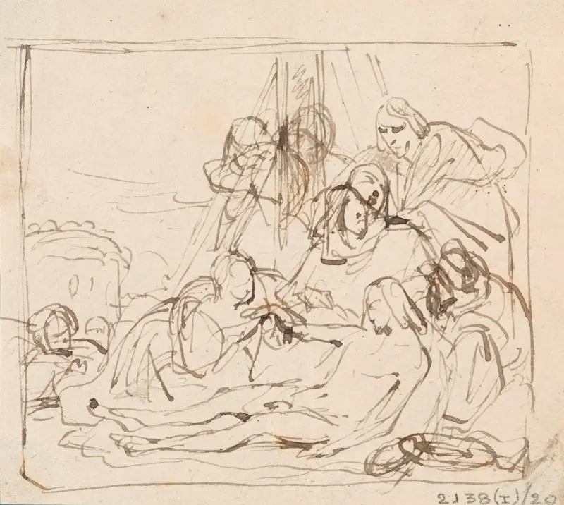 Klagan över den döde Kristus av Nicaise De Keyser