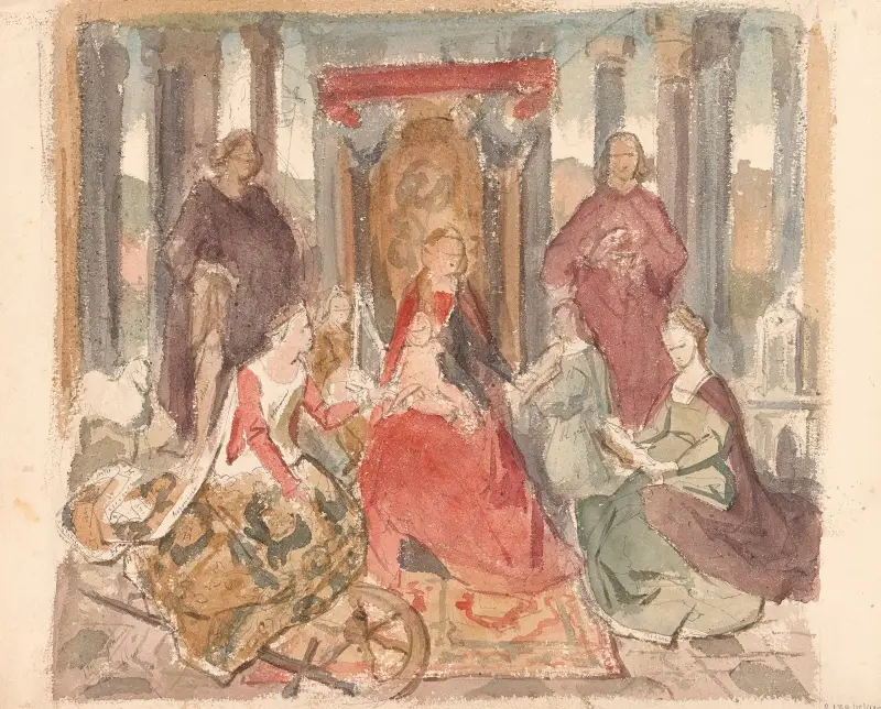 Det mystiska bröllopet med den heliga Katarina av Nicaise De Keyser