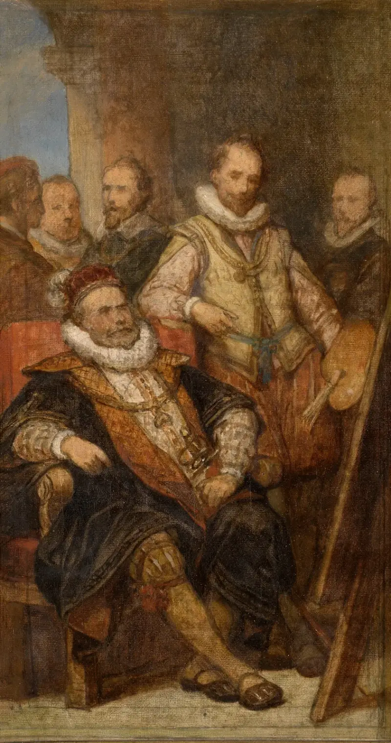 Målaren Bartholomeus Spranger i Wien av Nicaise De Keyser