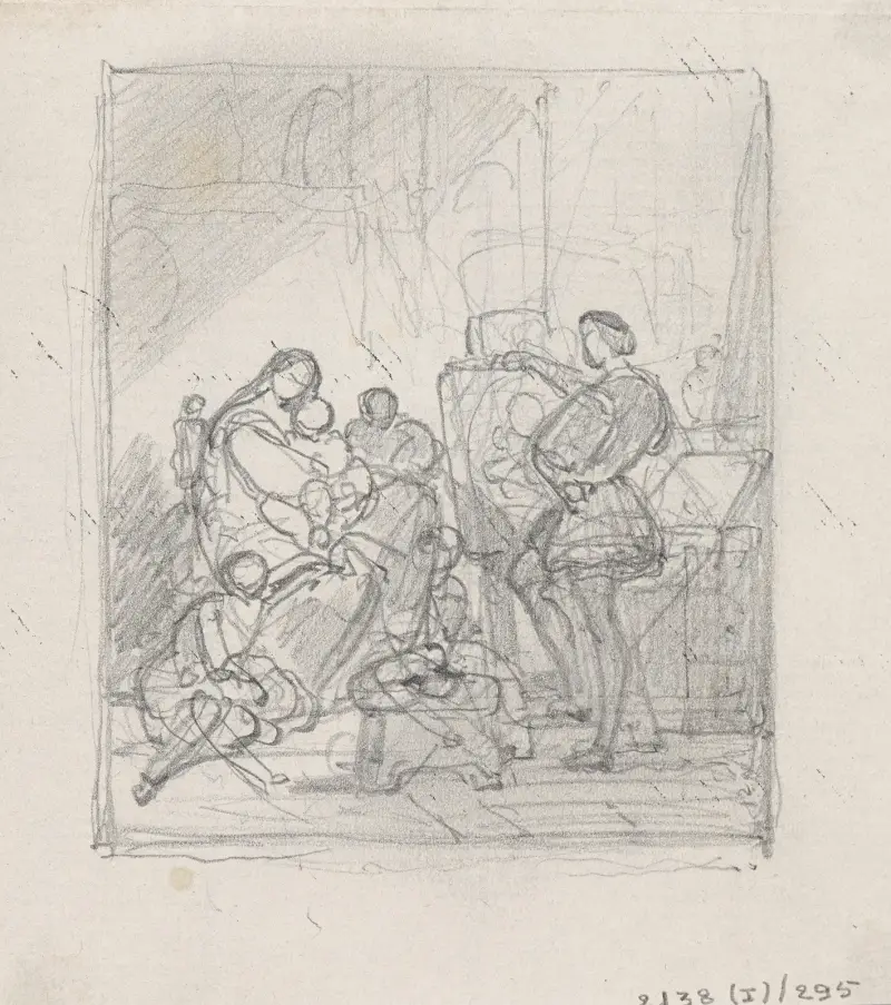 The Painter Raphael av Nicaise De Keyser