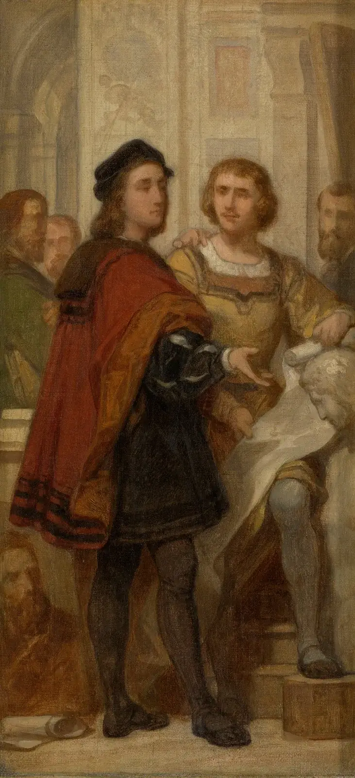 Målarna Rafael och Bernard van Orley av Nicaise De Keyser