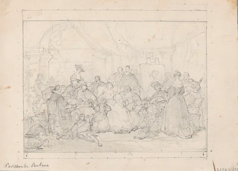 Der Pavillon von Peter Paul Rubens – Nr. 1 von Nicaise De Keyser