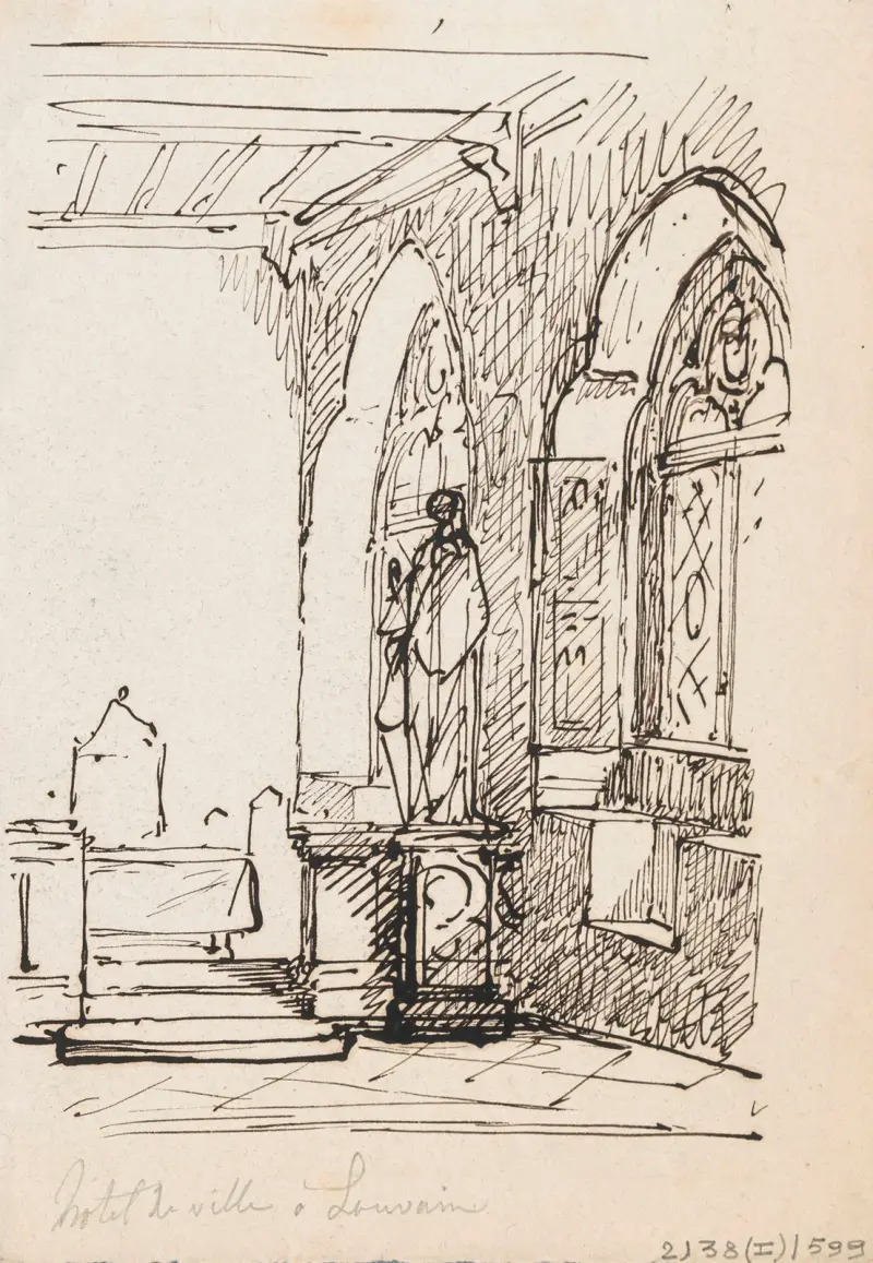 Rådhuset i Leuven av Nicaise De Keyser