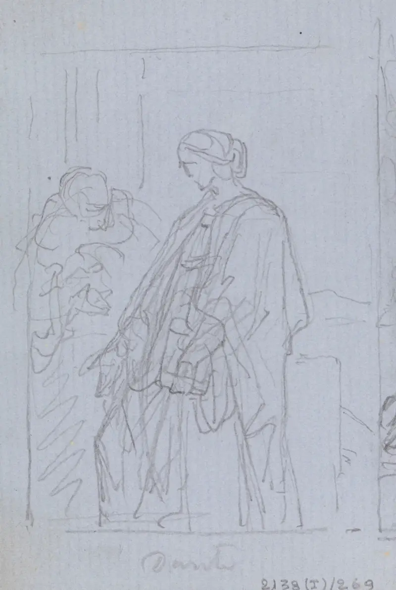 Författaren Dante Alighieri av Nicaise De Keyser