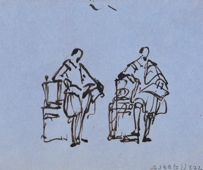 Two Postures av Nicaise De Keyser