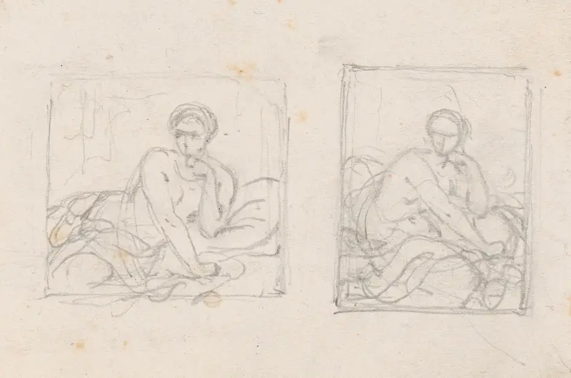 Two Postures av Nicaise De Keyser