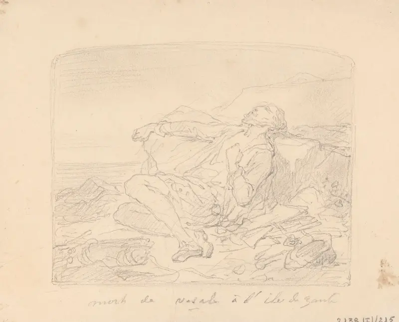 Vesalius dör på ön Zante av Nicaise De Keyser