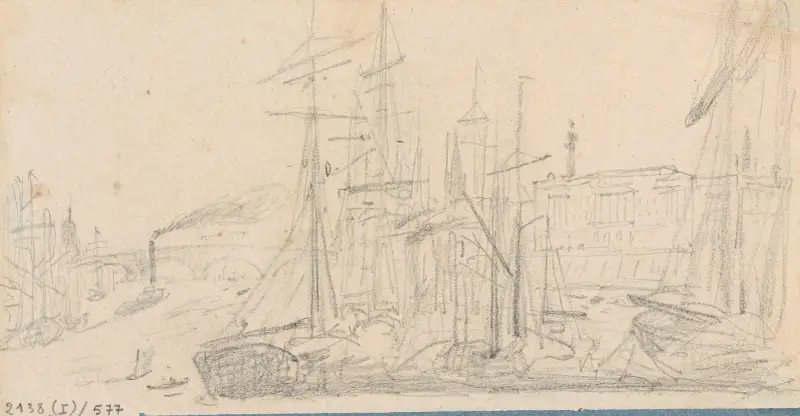 Blick auf die Themse von Nicaise De Keyser