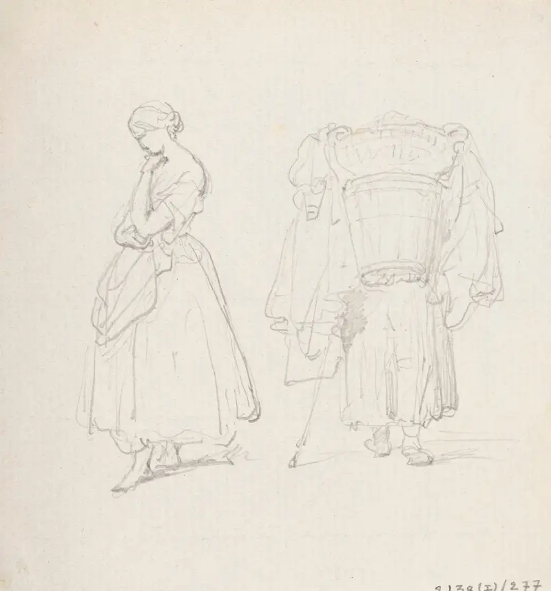 Kvinna och resande köpman av Nicaise De Keyser