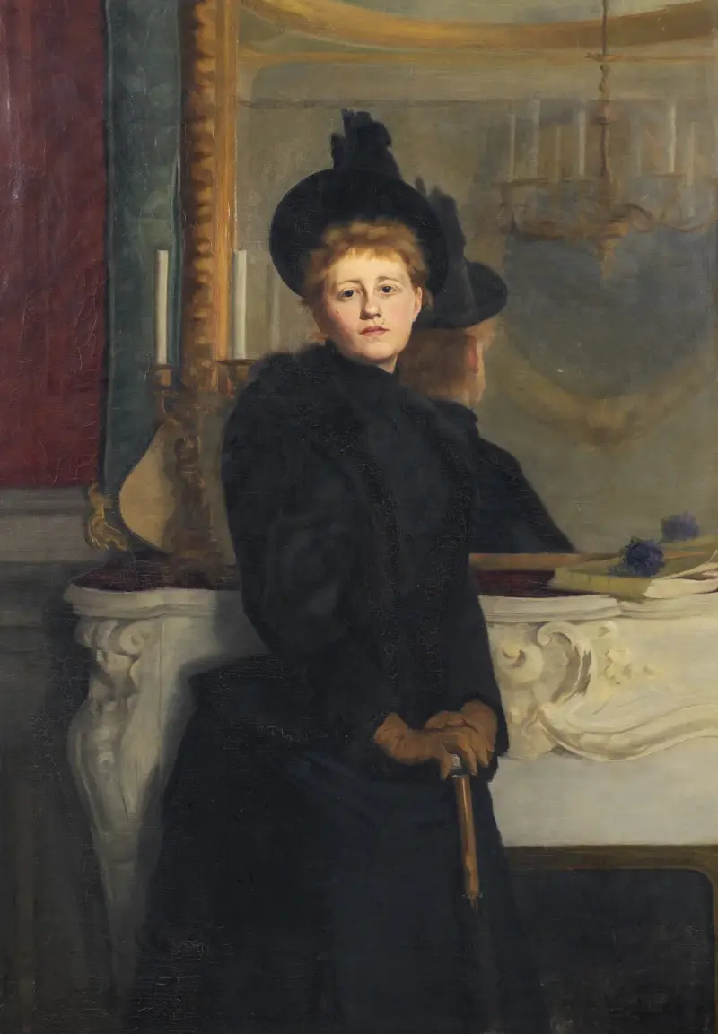 Self portrait av Ava de Lagercrantz