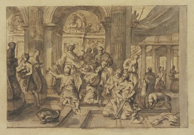 Scena w świątyni, Gerard de Lairesse