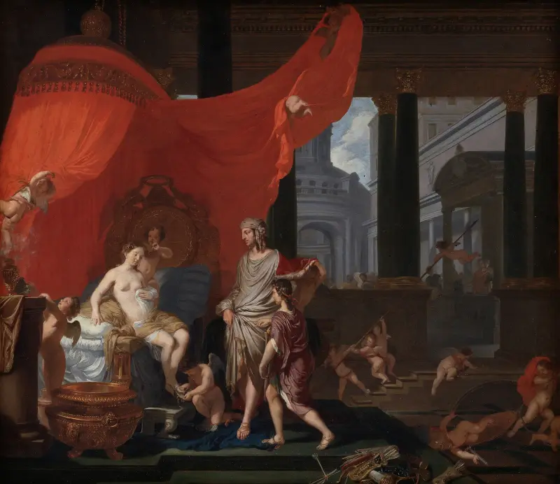 The Wedding Of Alexander And Roxana av Gerard de Lairesse