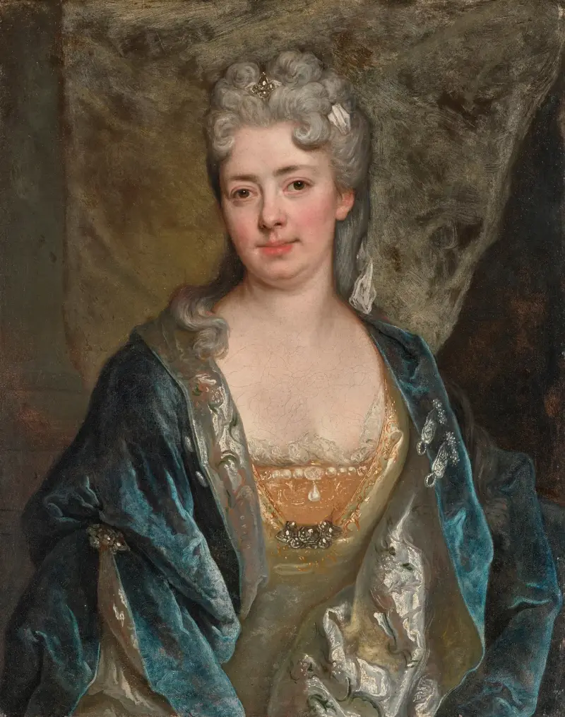 Porträtt av en kvinna av Nicolas de Largillière