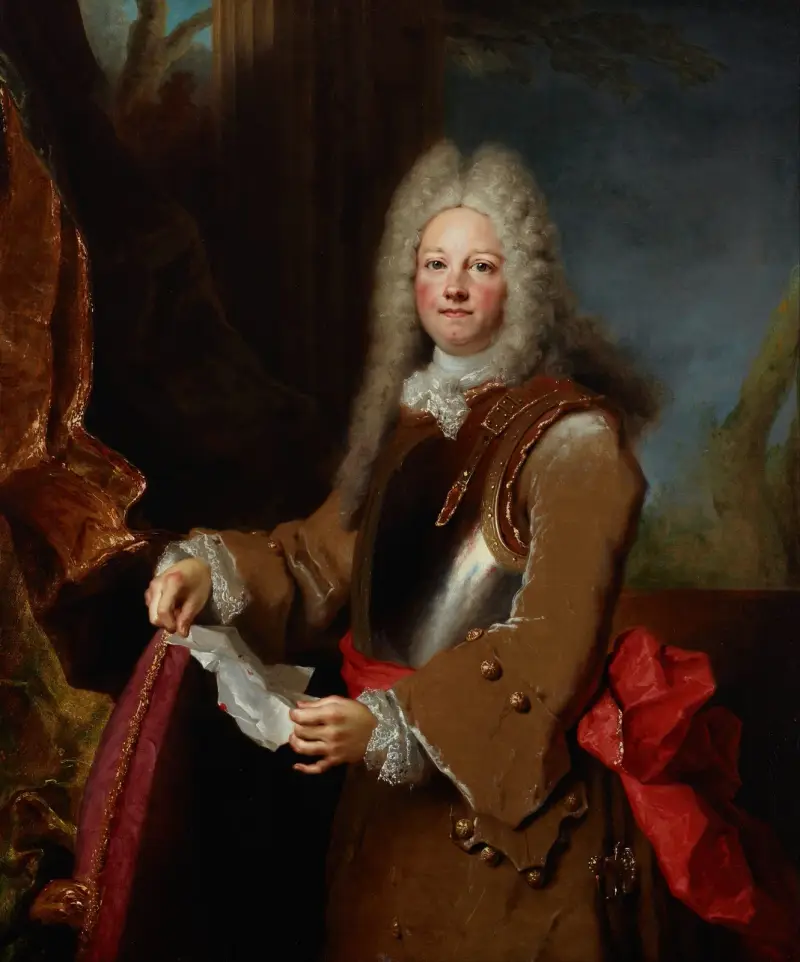 Portrait of an officer av Nicolas de Largillière