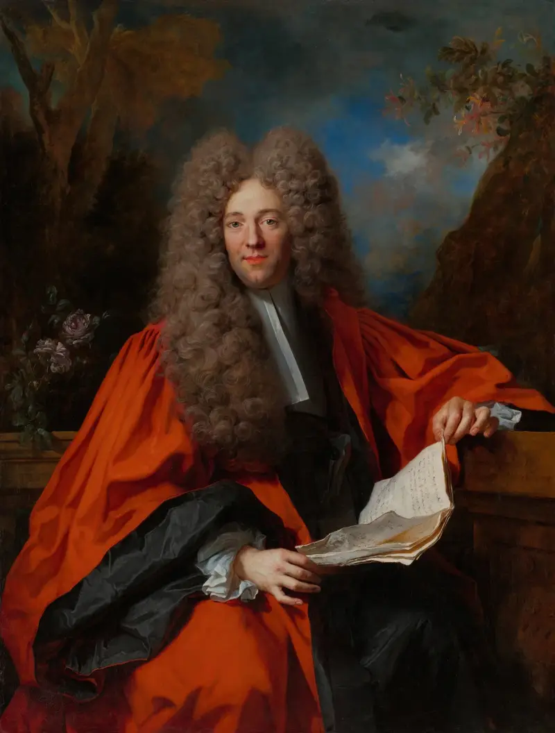 Portrait of Charles-Léonor Aubry, Marquis de Castelnau av Nicolas de Largillière