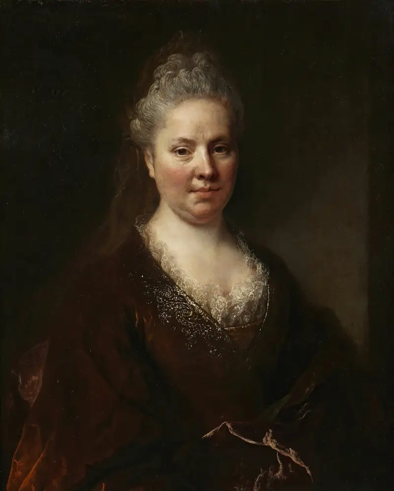 Porträt der Madame Leon de la Mejenelle von Nicolas de Largillière
