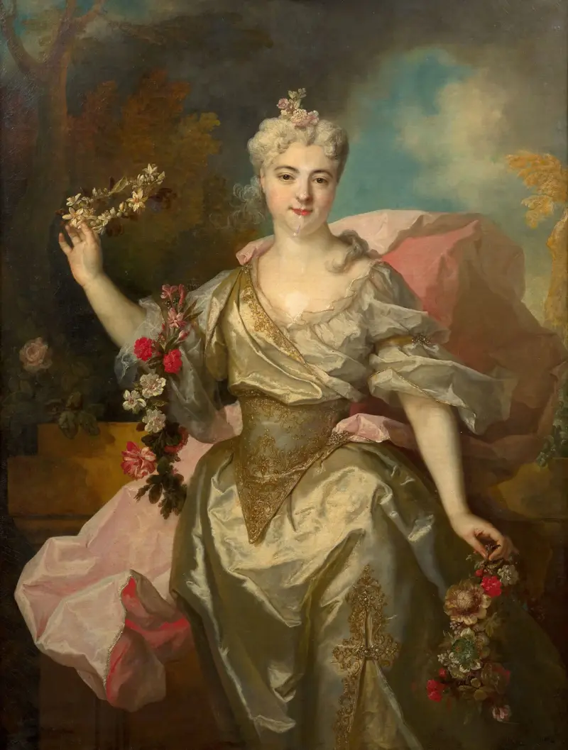 Portrait of Marie Antoinette Hereford av Nicolas de Largillière