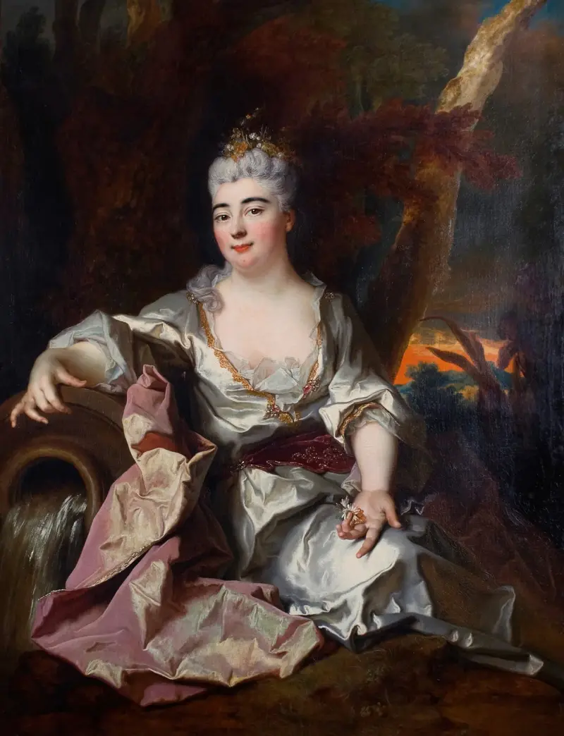 Porträt der Marie Louise Élisabeth d’Orléans, Herzogin von Berry von Nicolas de Largillière