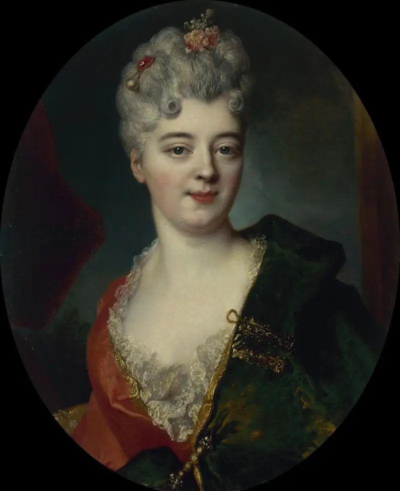 Förmodat porträtt av Elisabeth Delpech, markisinna de Cailly av Nicolas de Largillière