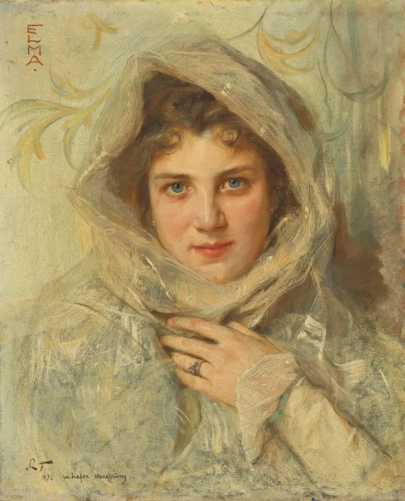 Porträtt av Wilhelmine Preetorius av Philip Alexius de László