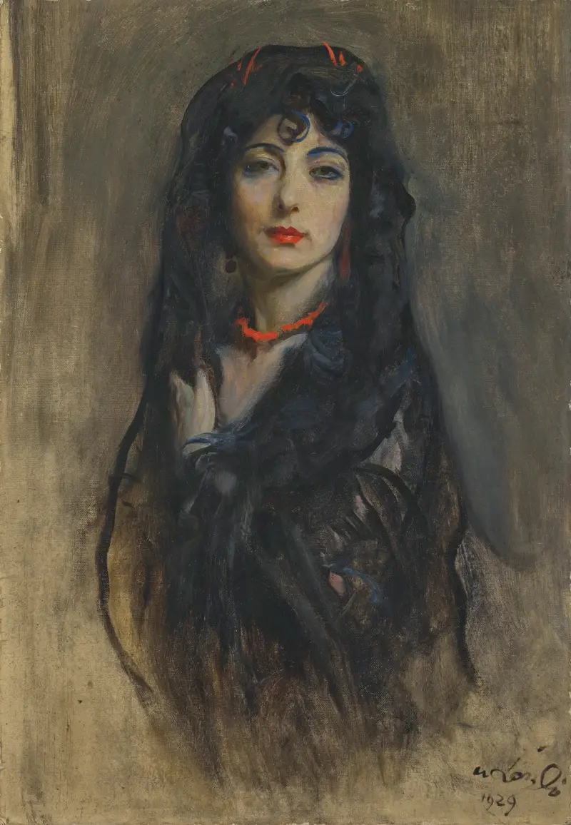 Tina Meller, née Agustina Marqués López, wife of Manuel de Izarduy av Philip Alexius de László