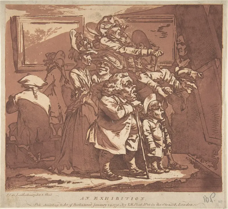 Výstava, Philip James de Loutherbourg