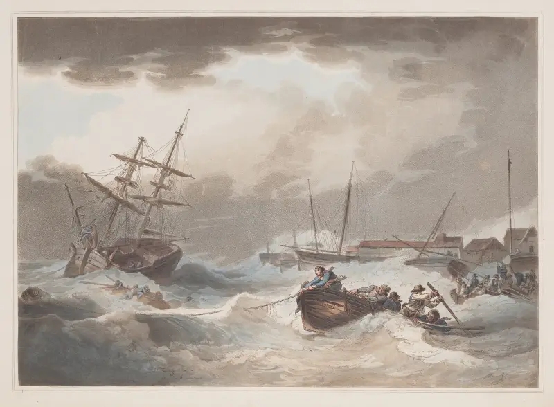 Sturm vor Margate von Philip James de Loutherbourg