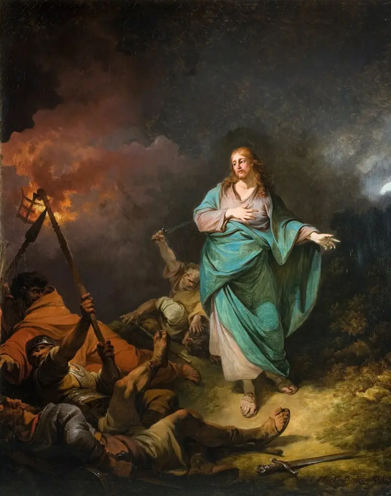 Kristi förräderi av Philip James de Loutherbourg