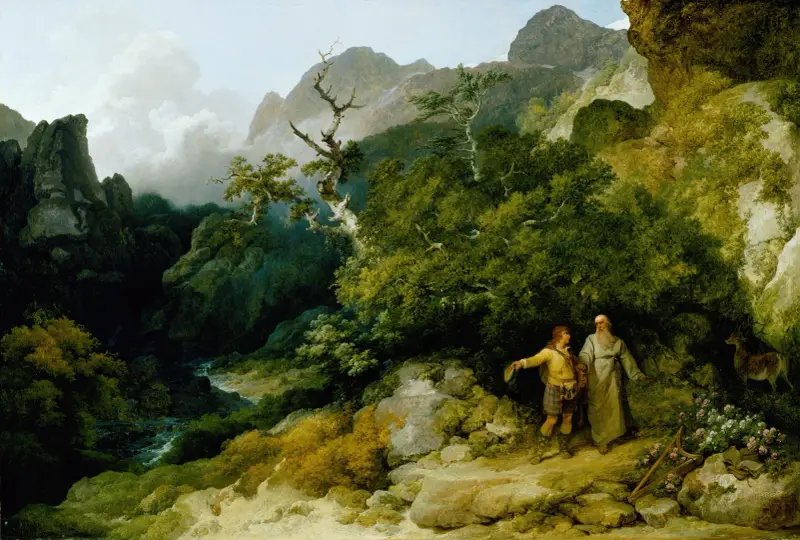 Der Eremit von Philip James de Loutherbourg