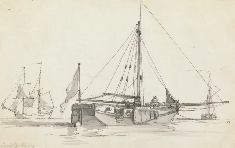 Tři lodě, Philip James de Loutherbourg