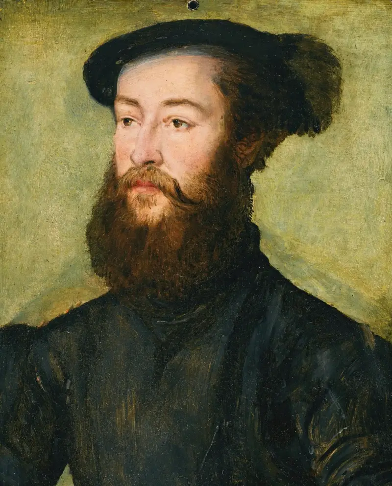 Portrait Of A Gentleman – nr 1 av Corneille de Lyon