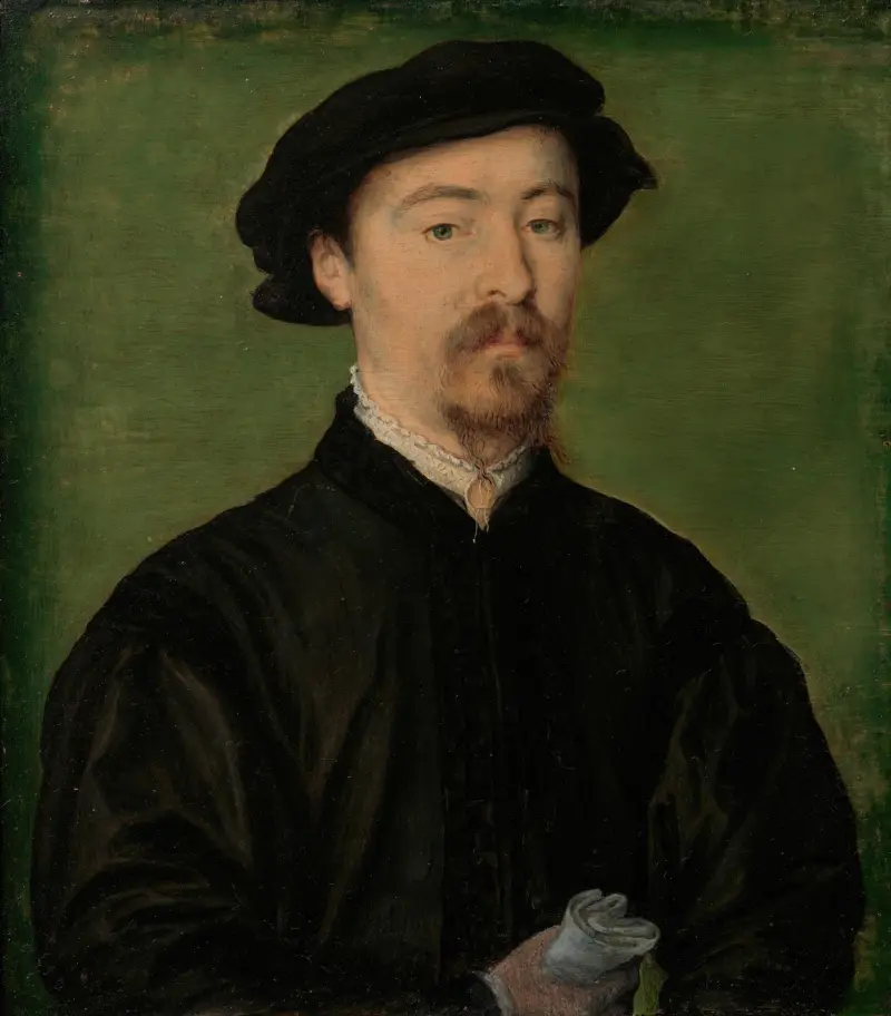 Portrait of a Man with Gloves, 1540 av Corneille de Lyon