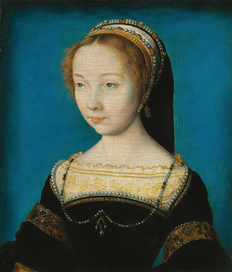 Porträtt av en kvinna, 1540 av Corneille de Lyon
