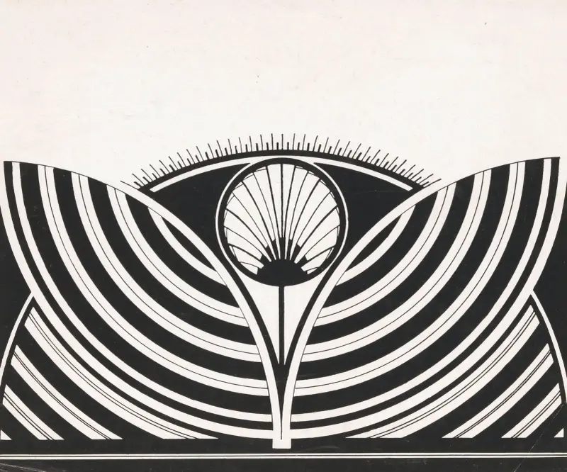 Stylizowany motyw kwiatowy, 1905 – nr 1, Samuel Jessurun de Mesquita