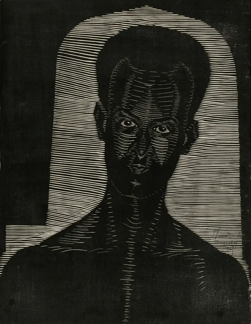 Portret van een onbekende man av Samuel Jessurun de Mesquita