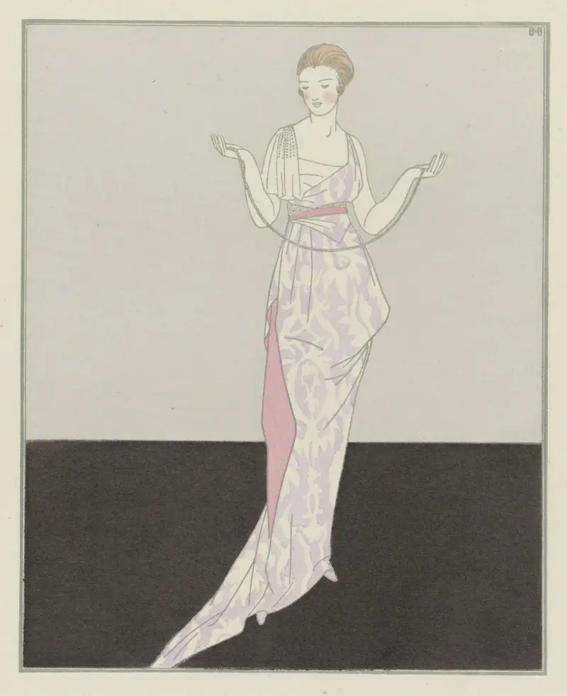 Bergson a promis de venir ; Robe de dîner de Worth av Bernard Boutet de Monvel