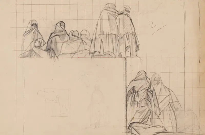 Frauen auf der Terrasse – Nr. 2 von Bernard Boutet de Monvel