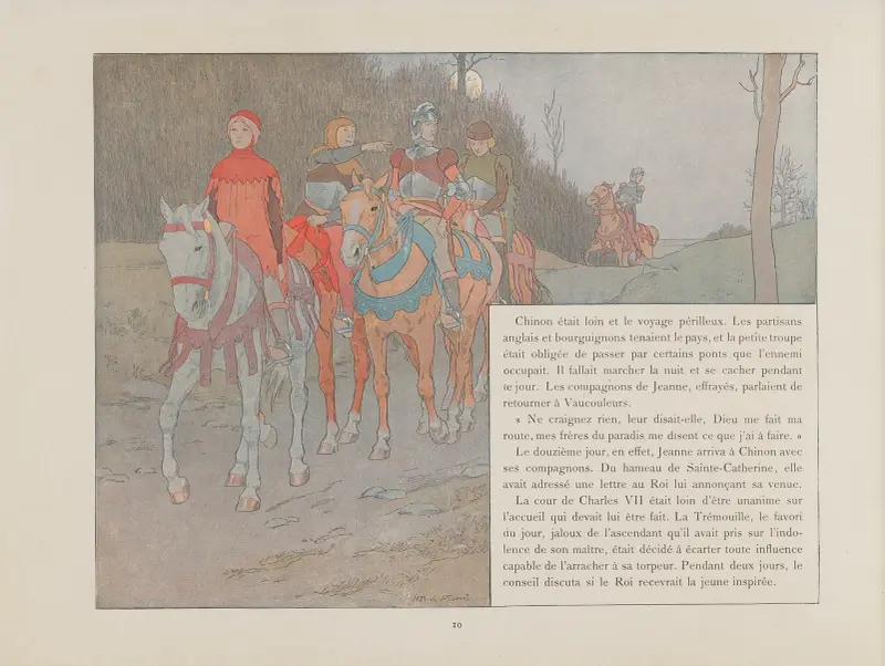 Jeanne d’Arc Pl.07 von Louis Maurice Boutet de Monvel
