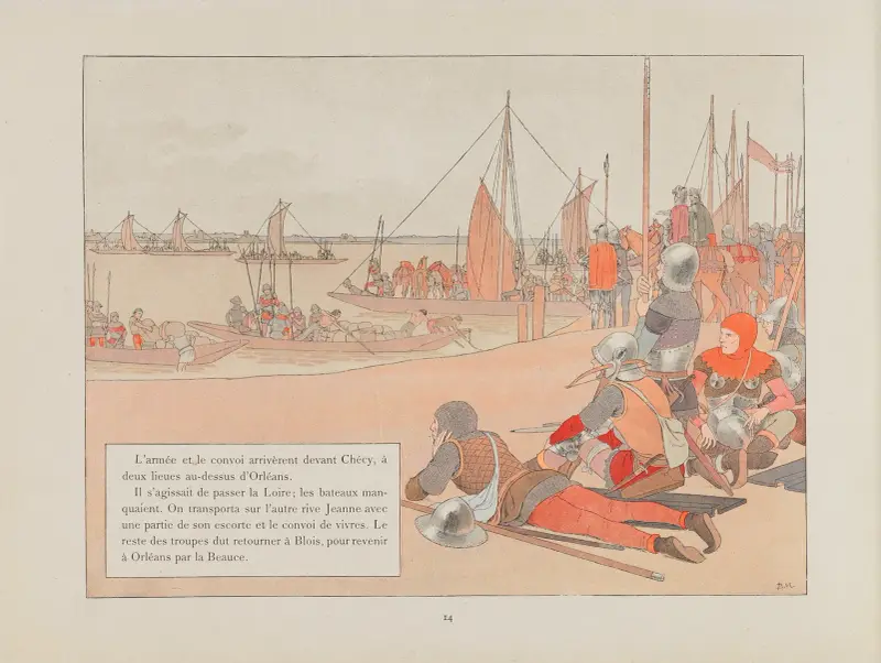 Jeanne d'Arc Pl. 11 von Louis Maurice Boutet de Monvel