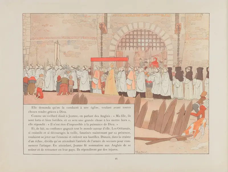 Jana z Arku, list 13, Louis Maurice Boutet de Monvel