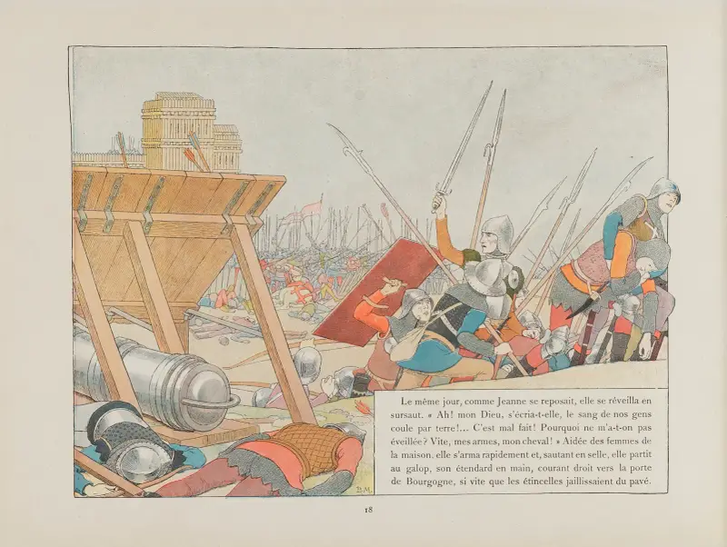 Jeanne d’Arc Pl.15 von Louis Maurice Boutet de Monvel