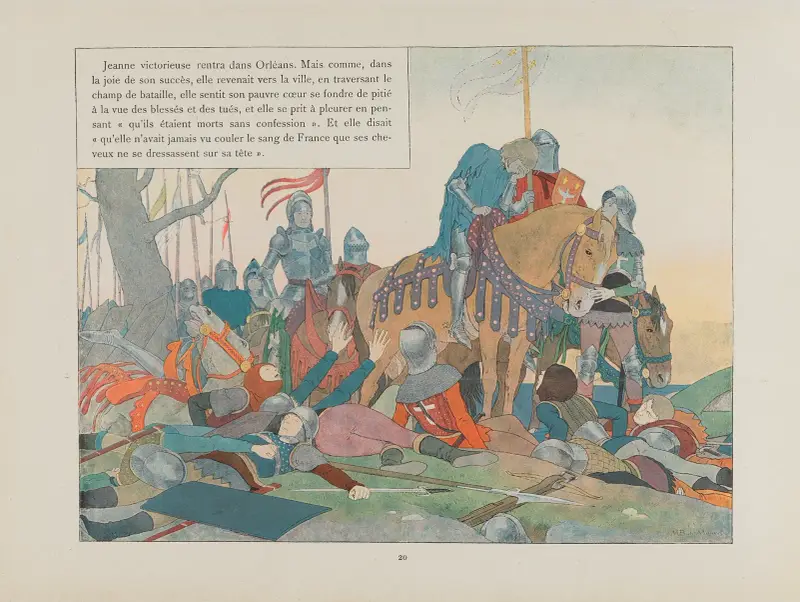 Jeanne d'Arc Pl.17 von Louis Maurice Boutet de Monvel