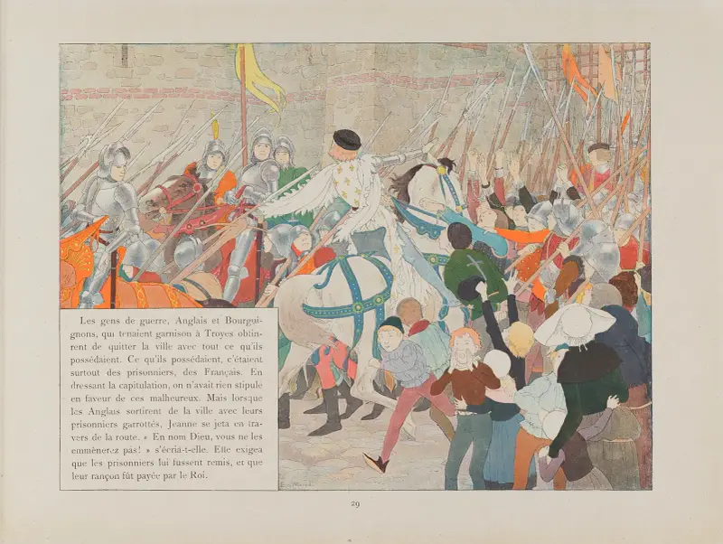 Jeanne d’Arc Pl.26 von Louis Maurice Boutet de Monvel