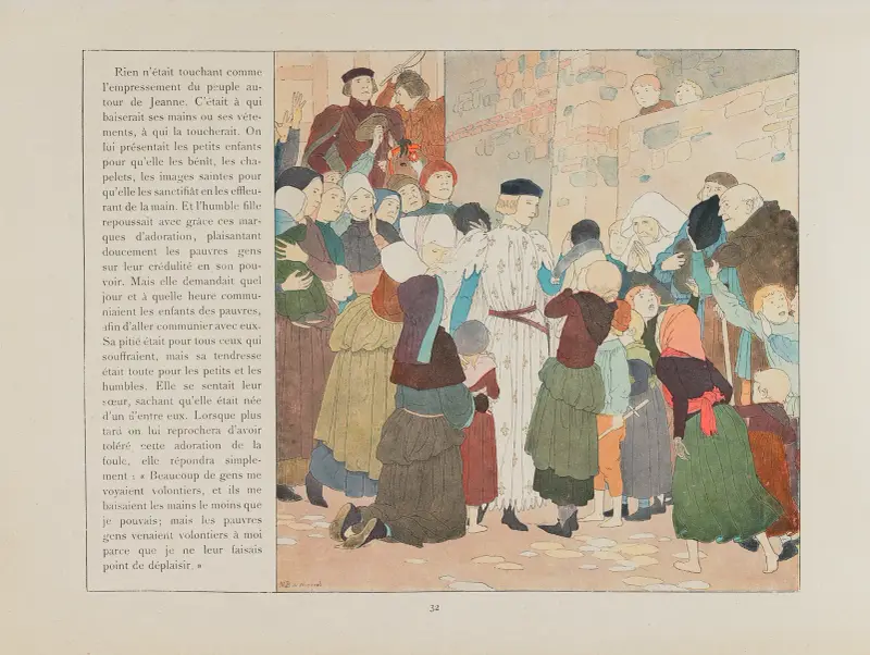 Jeanne d’Arc, Tafel 29 von Louis Maurice Boutet de Monvel