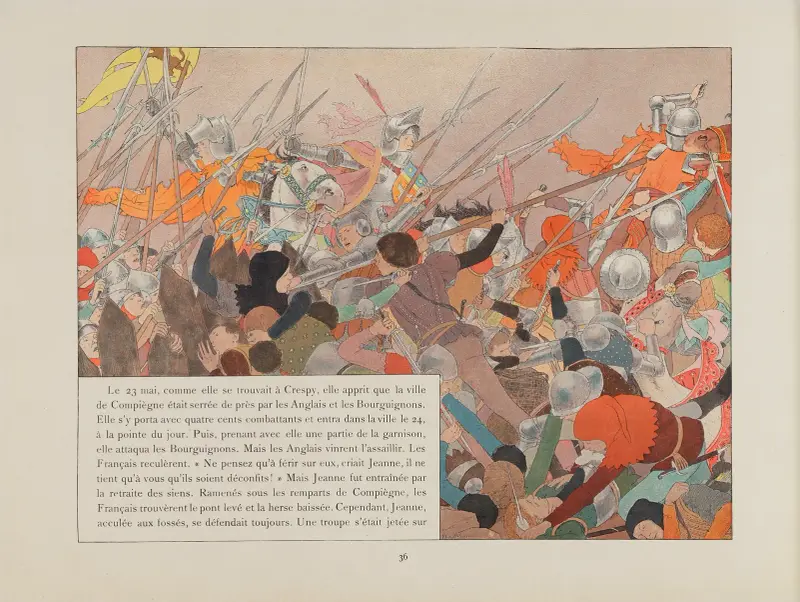 Jeanne d’Arc Pl.33 von Louis Maurice Boutet de Monvel