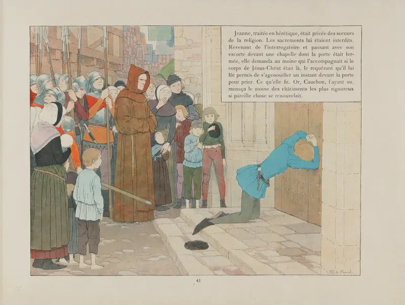 Jeanne d’Arc Pl.40 von Louis Maurice Boutet de Monvel